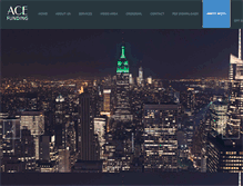 Tablet Screenshot of acefunding.org